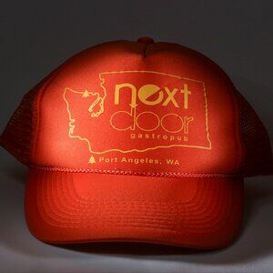 Washington State Pub Trucker Hat Men One Size Orange Snapback